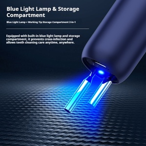 Élimination du tartre, des dépôts dentaires et des taches avec un nettoyeur dentaire ultrasonique visuel électrique portable pour usage domestique - Product Image 6