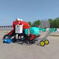 Mini-presse à balles de foin haute performance |   Petite presse à balles pour paille de blé, entraînée par la prise de force du tracteur, pour usage agricole