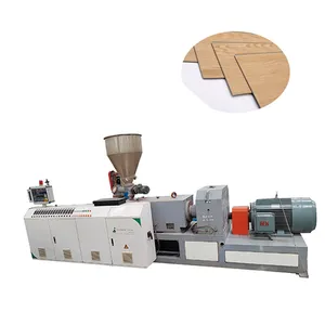 Used Plastic SPC Flooring Tile Production Line Floor Board Making Machine