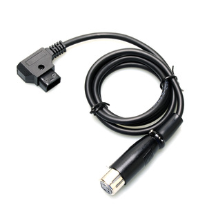 Cable profesional XLR de 4 pines a tipo B de 2.-Cable de alimentación hembra de 4 núcleos con cabezal de cañón 15A para luz de película ARRI/SONY (12G SDI) - Product Image 1