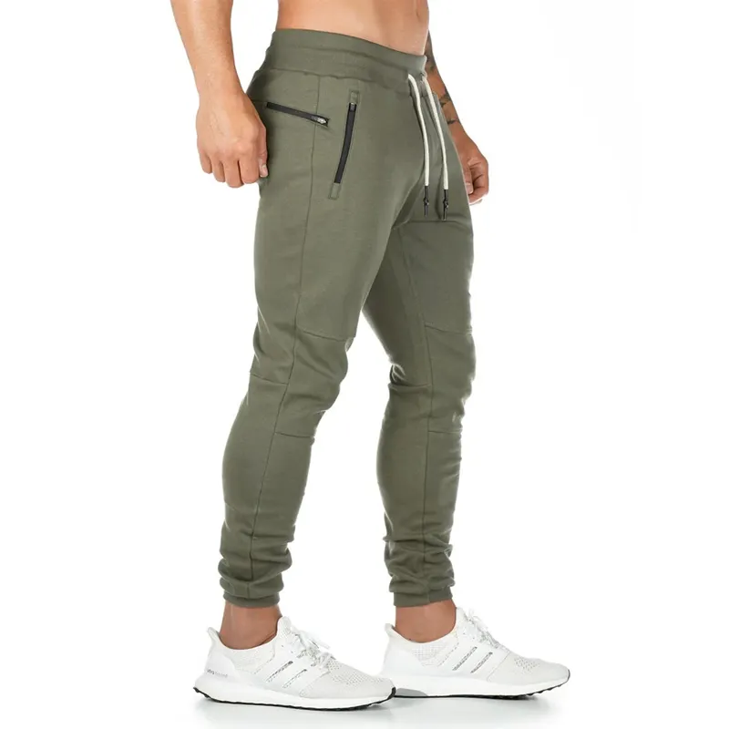 2023 Nieuwste Slim Fit Broek Mannen Custom Logo Hiphop Joggingbroek Zwaargewicht Gym Joggingbroek