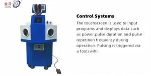 Nueva Máquina Jinma de 150W <span class=keywords><strong>para</strong></span> Fabricación de Cadenas de Joyería de Oro y Plata, Máquina de Soldadura Láser Yag con Control Beckhoff, Cabezal Láser Worthing y Refrigeración por Agua - Product Image 5