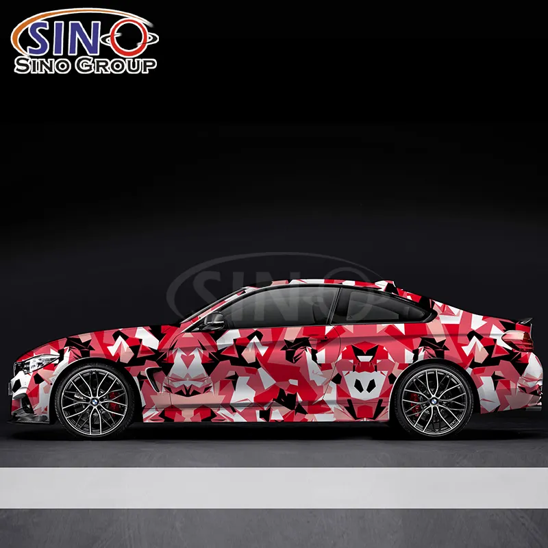 Car Wrapping Rotolo di Carta Impermeabile Camouflage Autoadesivo Pellicola