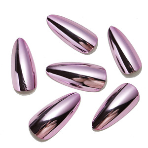Faux ongles en résine haut de gamme, best-seller, style européen et américain, pour femmes, forme amande - Product Image 5