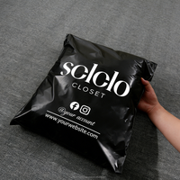 Sacs d'expédition personnalisés en polyéthylène biodégradable pour vêtements, avec logo imprimé, pour courriers et colis