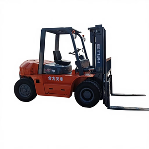 Powerful Used HELI 7 Ton <b>Diesel</b> Forklift CPCD70 Large <b>Container</b> Loading Forklift Second Hand Industrial Lifting Truck Dealer - Product Image 1