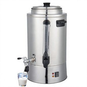 Caldera Eléctrica Comercial de Acero Inoxidable de Alta Calidad de 10L para Leche y Agua, Calentador de Leche, Color Negro - Product Image 2