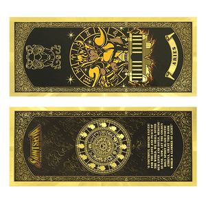 การ์ดสะสมอนิเมะเซนต์เซย่าปี 2026 ขายส่งจากญี่ปุ่น  รูปปั้นพลาสติกเคลือบทอง  ของขวัญปีใหม่สำหรับเด็ก - Product Image 5