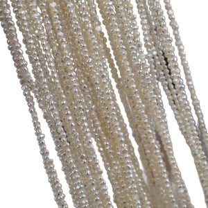 Collier de perles baroques d'eau douce naturelles économiques, 3 mm, petit trou, trou central, perles semi-finies à deux faces, légères - Product Image 4