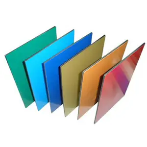 Construction Building Plastic Material 4mm PVDF Coating Acp Acm Aluminum Composite Panel for Architecture