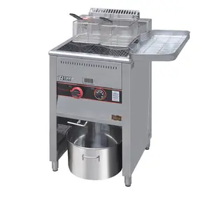 Proper Price Potato Chips Frier Machine Def Fryer Gas Deep Fryer Deep Fryer Gas Power