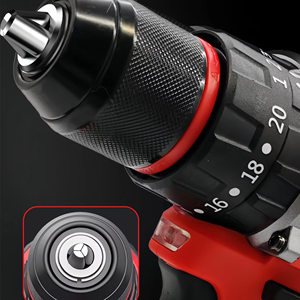 新型48v变速无刷便携式无绳冲击钻套装OEM多功能手钻套件，带充电电池 - Product Image 3