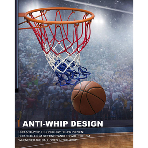 Bền tất cả các Thời Tiết Chống roi phù hợp với ngoài trời trong nhà tiêu chuẩn rim thay thế nhiệm vụ nặng nề bóng rổ <span class=keywords><strong>Net</strong></span> - Product Image 5