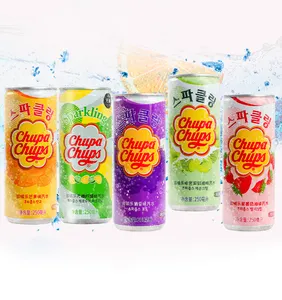 Bebidas carbonadas de refrigerante 250ml da coreia, venda por atacado de bebidas de água aerada