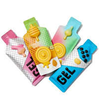 Sachets en forme de bouteille pour gel énergétique, miel liquide, boisson au collagène, format mini échantillon personnalisé, 5 ml, 15 ml, 20 ml, 30 ml, 40 ml