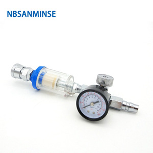 Régulateur de filtre pour aérographe NBSANMINSE 8 mm avec manomètre pour pistolet de pulvérisation - Product Image 1