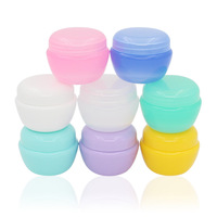 Vide Mini Petit Rond 2g 3g 5g Nail Art Glitter Poussière Poudre Ombre À Paupières Crème Cosmétique En Plastique PS Conteneurs Pot Pot