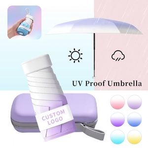Mini parapluie pliable intelligent, compact et portable, vente en gros, avec logo - Product Image 4