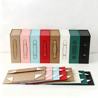 Caja de Regalo Plegable Magnética con Cierre y Logotipo Personalizado, de Cuero Grueso y Resistente, para Ropa y Cosméticos, Venta al Por Mayor