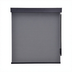 Factory Customized WindFactory Modern Polyester Plain Cordless Bead Rope Roller <b>Shade</b> <b>Window</b> Blind Manual Wand Control Wholesale - Product Image 3