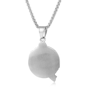 Yunnique – collier avec pendentif écureuil en acier inoxydable pour hommes, bijoux de style punk du zodiaque animal, cadeau - Product Image 4