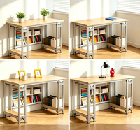 Bureau d'ordinateur en profilé en aluminium série 6000 sur mesure, robuste, avec profil en T, pour le travail au PC, la découpe, le pliage et la soudure