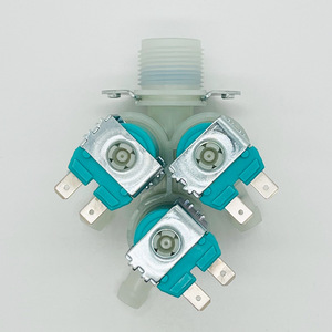 Vanne d'entrée d'eau pour lave-linge 5220FR2075L 110V, électrovanne électrique en plastique durable - Product Image 3