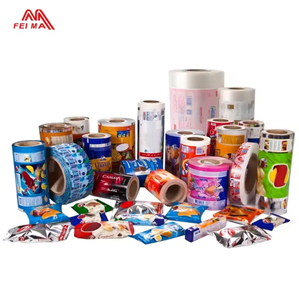 Films d'emballage alimentaire imprimés en PE laminé de haute qualité, films automatiques pour sachets de chips, films en rouleau - Product Image 1