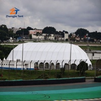 Tente polygonale de luxe, structure en alliage d'aluminium 6061-T6, couverture en PVC ignifuge et imperméable pour mariage en plein air, exposition, fête, festival