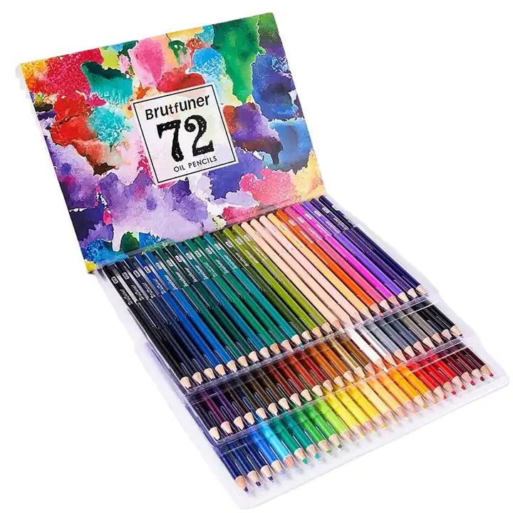 72 colors colour pencil set top