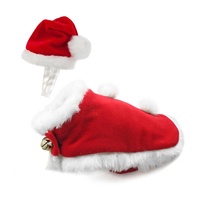 Gros Animaux Tenues Chiot Manteau Chat Robe Rouge De Noël Vêtements pour Chien
