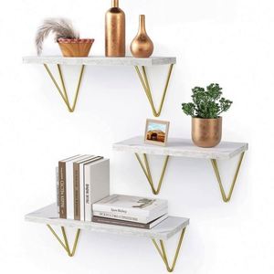 WEKIS Modern Metal Floating Shelves <b>Hanging</b> Storage Display <b>Brackets</b> Black Powder Coating 75lbs Capacity for Living Room - Product Image 4