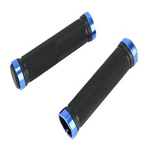 Empuñaduras para manillar de bicicleta de montaña, barra recta antideslizante de aleación de aluminio y goma de 22,2mm para bicicletas de montaña, negro, azul, rojo, blanco, amarillo - Product Image 5