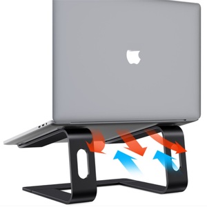 Bureau en aluminium <span class=keywords><strong>portable</strong></span> en métal de refroidissement léger ventiler <span class=keywords><strong>support</strong></span> ergonomique pour ordinateur <span class=keywords><strong>portable</strong></span> - Product Image 4