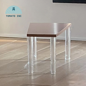 Patas de Muebles de Acrílico de Alta Transparencia Hechas a Medida, Diseño Ovalado Moderno y Lujoso para Gabinetes de Apartamento - Product Image 4