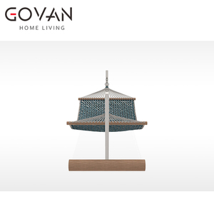 Serie moderna all'aperto autoportante amaca per Villa giardini e tenute maniero materiale di legno durevole - Product Image 3