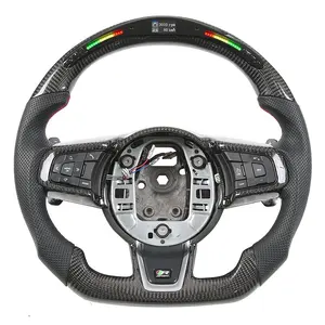 Volant LED en Fiber de carbone pour <span class=keywords><strong>Jaguar</strong></span> XE XF f-<span class=keywords><strong>type</strong></span> f-pace <span class=keywords><strong>e</strong></span>-pace - Product Image 1