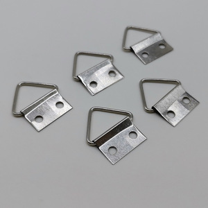 Triangle Hanging Hardware Iron Plate With Durable Single Hook For Picture <b>Frames</b> 3-5kg Load Capacity - Product Image 2