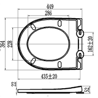 SUNTEN SU056 Couvercle de siège de toilette blanc en matériau UF certifié ISO9001, fermeture douce, dégagement rapide, installation rapide à un bouton, haute qualité