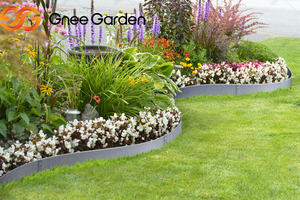 Wavy Design Steel Lawn <b>Edge</b> Rectangle Shape for Natural Looking Borders - Product Image 2