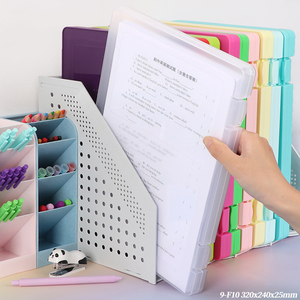 SUNSHING Assorted Colors Plastic File Box Teacher/Nurse Presentation <b>Folder</b> Case Side Opening Clipboard with Storage - Product Image 2