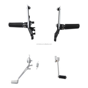 Soporte de pedales de clavija delantera negra para Kawasaki Z900 <span class=keywords><strong>Z</strong></span> 900 <span class=keywords><strong>ABS</strong></span> 2017 2023- - Product Image 5