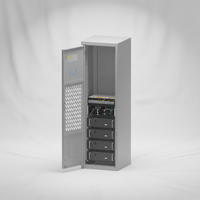 Solution d'alimentation intérieure HT032D048C01 Smart SYS 48V – Système d'alimentation télécom intégré avec armoire intérieure, redresseur et unité de distribution
