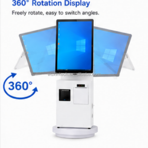 Système de point de vente tout-en-un WUXIN I5-<span class=keywords><strong>3</strong></span>ème génération à double écran avec Bluetooth 5.2 WiFi6 NFC <span class=keywords><strong>pour</strong></span> caisse enregistreuse de supermarché - Product Image 5