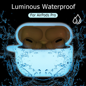 Ốp Bảo Vệ Tai Nghe Silicon Phát Sáng Trong Bóng Tối Cao Cấp Cho Airpods Pro 1 2 Generation - Product Image 3