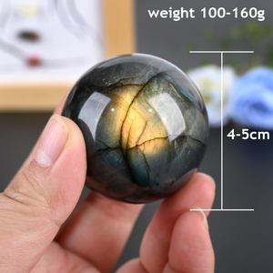 Wholesale High Quality Natural Healing <b>Crystal</b> Craft Labradorite <b>Crystal</b> <b>Ball</b> Sphere for Home Decoration - Product Image 2