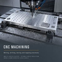 Plaque de positionnement multi-trous en alliage d'aluminium usinée CNC sur mesure par électroérosion à fil 3D pour cadre d'équipement d'électronique grand public