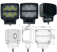 Feux latéraux clignotants universels pour voiture et camion 24V, haute luminosité, blanc naturel, 8000 lumens, 6 LED, signalisation d'avertissement