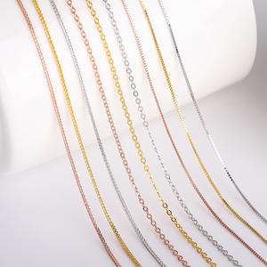 S925 cadena fina de plata esterlina Yuanbao serpiente hueso agua onda Cruz giro cielo estrella azulejos <span class=keywords><strong>Chopin</strong></span> clavícula todos los collares a juego - Product Image 4