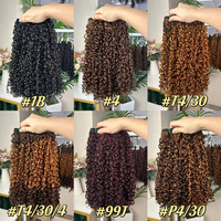 Extensiones de Cabello Humano Virgen Vietnamita 100% Sin Procesar, Color Marrón, Doble Trama, Rizos Pixie, Proveedor de Extensiones de Cabello Humano